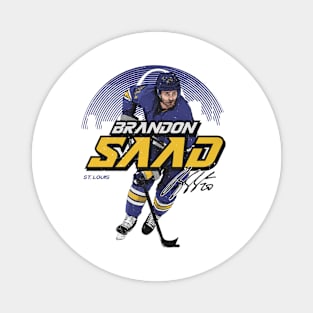 Brandon Saad St. Louis Skyline Magnet